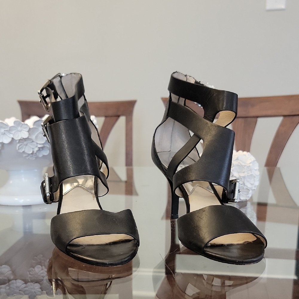 Michael Kors Elegant Black Strappy Women's Heels. Great Condition